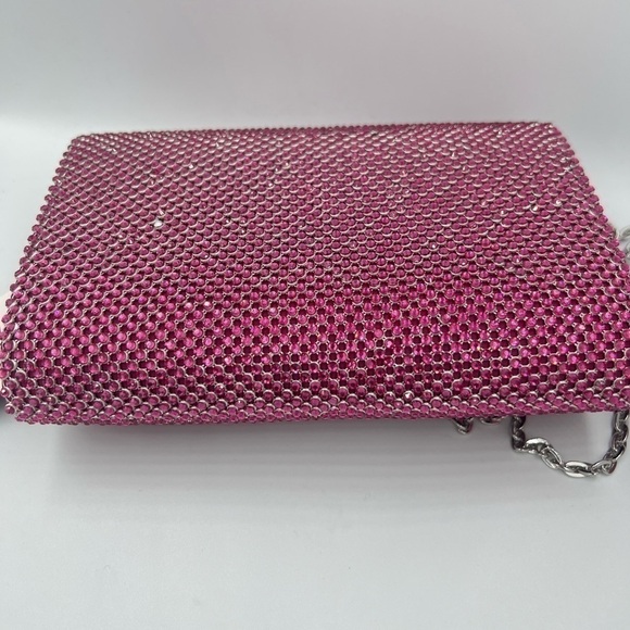 INC INTERNATIONAL CONCEPTS Soft Ajae Ruched Shoulder Bag purse, wallet, fuchsia - Picture 4 of 6